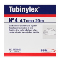 Tubinylex Nº 4 Mains et Petits Membres : Bandage tubulaire extensible 100% coton (4,70 cm x 20 mètres)